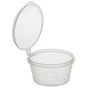 Соусник одноразовый 50мл Стандарт с верхней крышкой прозрачный, ВЗЛП, ШК7609, 1245П2