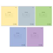 Тетрадь 18л., линия BG «Однотонная», Mix