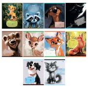 Тетрадь 12л., клетка BG «Домашние животные»