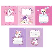 Тетрадь 18л., клетка BG «Мяу-Мяу»