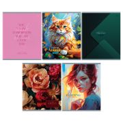 Тетрадь 48л., А5, клетка BG «Микс-5, универсальный», вд-лак