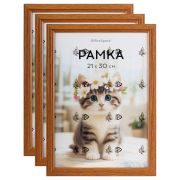 Набор рамок 21*30см, OfficeSpace, комплект 3шт, цвет мокко