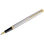 Ручка-роллер Waterman «Hemisphere Stainless Steel GT» черная, 0,8мм, подарочная упаковка