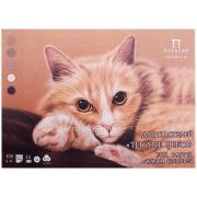 Планшет для пастелей, 15л., А3 Лилия Холдинг «Теплые цвета», 160г/м2, 5 цветов, холст
