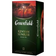 Чай Greenfield «Kenyan Sunrise», черный, 25 фольг. пакетиков по 2г