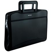 Папка-портфель 8 отделений Berlingo «Silk Touch» А4, 380*280*45мм, 700мкм, черная