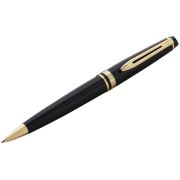 Ручка шариковая Waterman «Expert Black Lacquer GT» синяя, 1,0мм, подарочная упаковка