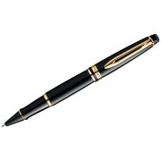 Ручка-роллер Waterman «Expert Black Lacquer GT» черная, 0,8мм, подарочная упаковка