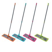 Швабра York «Classic» с держателем 38,8*9см, телескоп. ручка 75-135см, плоский МОП из микрофибры