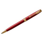 Ручка шариковая Parker «Sonnet Red GT» черная, 1,0мм, поворот., подарочная упаковка