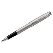 Ручка-роллер Parker «Sonnet Stainless Steel CT» черная, 0,8мм, подарочная упаковка