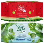 Салфетки влажные Aura «Tropic coctail», 60шт., освежающие