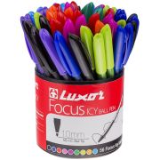 Ручка шариковая Luxor «Focus Icy» ассорти, 1,0мм