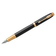 Ручка перьевая Parker «IM Premium Black/Gold GT» синяя, 0,8мм, подарочная упаковка