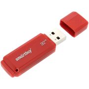 Память Smart Buy «Dock»  32GB, USB 2.0 Flash Drive, красный