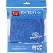 Салфетка для мытья пола OfficeClean «Премиум», микрофибра, 50*60см, индивид. упаковка