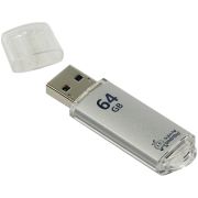 Память Smart Buy «V-Cut»  64GB, USB 3.0 Flash Drive, серебристый (металл. корпус )