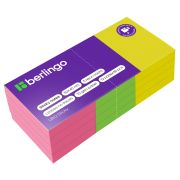 Самоклеящийся блок Berlingo «Ultra Sticky», 50*40мм, 12 блоков по 80л., 3 неоновых цвета