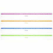 Линейка 30см Berlingo «Color», пластиковая, прозрачная