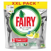 Капсулы для посудомоечной машины Fairy «Platinum. All in 1. Лимон», 70шт.