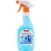 Средство для мытья стекол и зеркал OfficeClean «Голубой Лед», с изопропиловым спиртом, 500мл, с курком