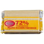 Мыло хозяйственное 72% Меридиан «Традиционное», 150г, флоу-пак