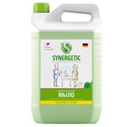 Мыло жидкое Synergetic «Луговые травы», гипоаллергенное, увлажнение, питание, канистра, 5л