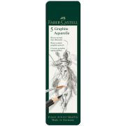 Набор карандашей ч/г акварельных Faber-Castell «Graphite Aquarelle», 5шт., HB-8B, заточ., метал. короб