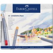 Карандаши акварельные художественные Faber-Castell «Goldfaber Aqua», 48цв., метал. коробка