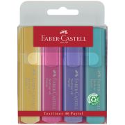Набор текстовыделителей Faber-Castell «46 Pastel» 4 пастельных цв., 1-5мм