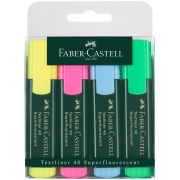 Набор текстовыделителей Faber-Castell «48» 04цв., 1-5мм, пластик. уп., европодвес
