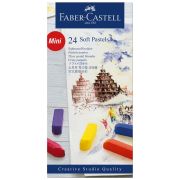 Пастель Faber-Castell «Soft pastels», 24 цвета, мини, картон. упаковка