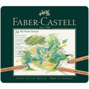 Пастельные карандаши Faber-Castell «Pitt Pastel», 24цв., метал. коробка