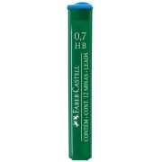 Грифели для механических карандашей Faber-Castell «Polymer», 12шт., 0,7мм, HB