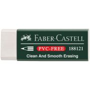Ластик Faber-Castell «PVC-free», прямоугольный, картонный футляр, в пленке, 63*22*11мм