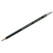 Карандаш ч/г Faber-Castell «Castell 9000» HB, с ластиком, заточен.