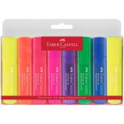 Набор текстовыделителей Faber-Castell «46 Superfluorescent» 7 флуоресцентных цв., 8 шт., 1-5мм, пластик. уп.
