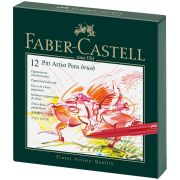 Набор капиллярных ручек Faber-Castell «Pitt Artist Pen Brush» 12шт., ассорти, студийная коробка