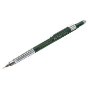 Карандаш механический Faber-Castell «TK-Fine Vario L» 0,5мм, с ластиком, темно-зеленый