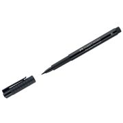 Ручка капиллярная Faber-Castell «Pitt Artist Pen Brush» цвет 199 черная, пишущий узел «кисть»