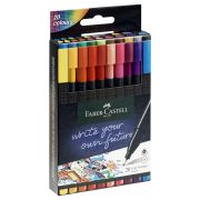 Набор капиллярных ручек Faber-Castell «Grip Finepen» 20цв., 0,4мм, трехгран., пласт. уп., европодвес