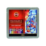 Карандаши цветные художественные Koh-I-Noor «Polycolor», 48цв., заточен., метал. пенал