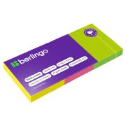 Самоклеящийся блок Berlingo «Ultra Sticky», 50*40мм, 3 блока по 100л., 3 неоновых цвета