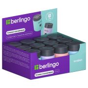 Точилка пластиковая Berlingo «Instinct» 1 отверстие, контейнер, ассорти, дисплей-бокс