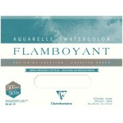 Бумага для акварели, 20л., 310*410мм, Clairefontaine «Flamboyant», 300г/м2, экстра-торшон, склейка