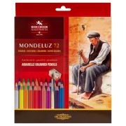Карандаши акварельные Koh-I-Noor «Mondeluz Old Man», 72цв., заточен., кисть+точилка, картон, европодвес