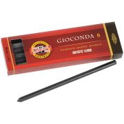 Грифели для цанговых карандашей Koh-I-Noor «Gioconda», 2B, 5,6мм, 6шт., круглый