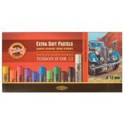 Пастель художественная Koh-I-Noor «Toison D`or Extra Soft 8552», 12 цветов, картон. упаковка