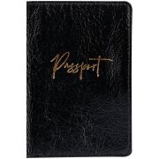 Обложка для паспорта OfficeSpace «Naples», кожа, глум, тиснение фольгой