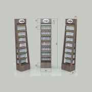 Стойка Гамма для туб 46 мл. деревянная, на 49 артикулов, 400*1800*300мм